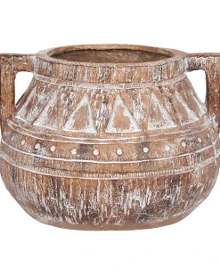 Vaso per piante VARIEGATUM 27 cm Marrone