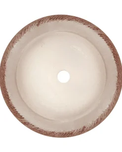 Vaso per piante VOULA 36 cm Marrone dorato