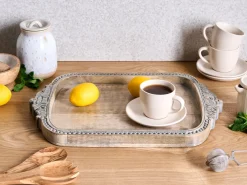 Vassoio ASIUT Legno di mango Marrone chiaro
