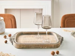 Vassoio ASIUT Legno di mango Marrone chiaro