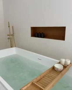 Vassoio per bagno CAUCA Bambù Marrone chiaro