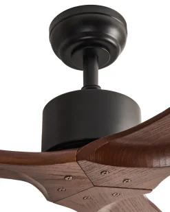 Ventilatore a soffitto ARANI con telecomando Marrone scuro