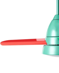 Ventilatore a soffitto con luce STRAWBERRY con telecomando Multicolore