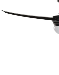 Ventilatore a soffitto con luce JIBOA con telecomando Nero