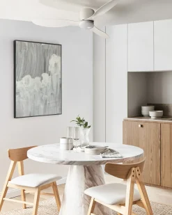 Ventilatore a soffitto con luce VEMBAR con telecomando LED Bianco
