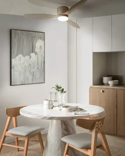 Ventilatore a soffitto con luce VEMBAR con telecomando LED Bianco