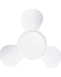 Ventilatore a soffitto con luce PUNTI con telecomando LED Bianco