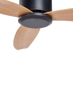 Ventilatore a soffitto MALAD con telecomando Nero