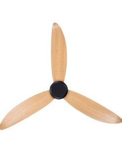 Ventilatore a soffitto MALAD con telecomando Nero