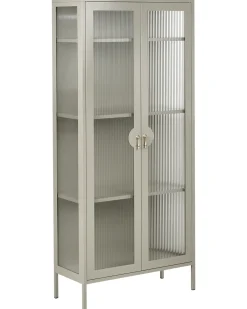 Vetrina in vetro GLEORA Metallo Beige chiaro