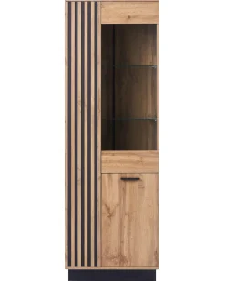 Vetrina in vetro MANAIA 60 cm Marrone
