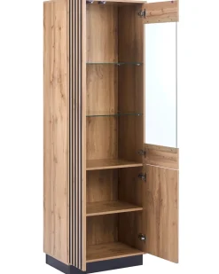 Vetrina in vetro MANAIA 60 cm Marrone